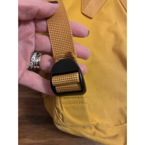 Fjallraven Kanken Classic Backpack 23510 Yellow Bag Unisex Logo Pockets - Picture 7 of 12